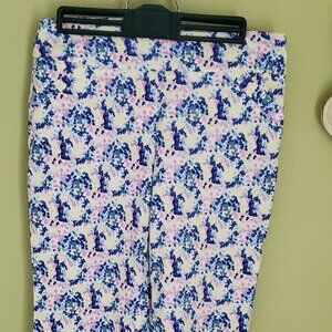 Women's colorful pastel capri's